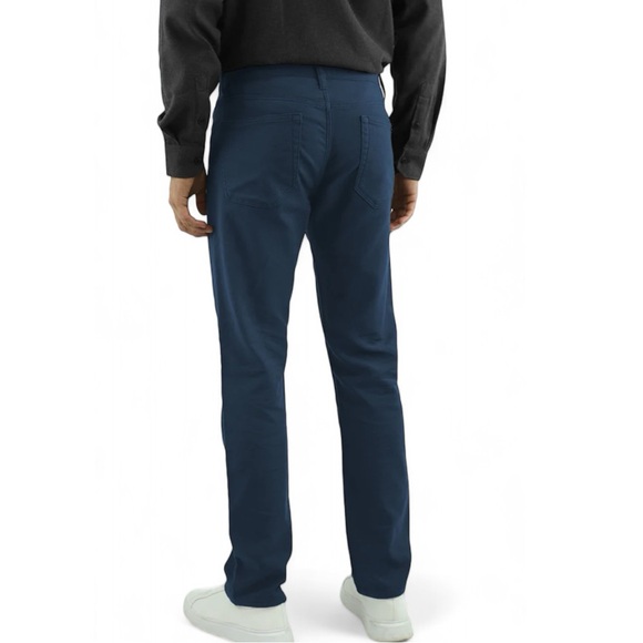 Jachs Men’s‎ Mid Navy Straight Fit Stretch Traveler Pant 36/32 - Picture 2 of 8